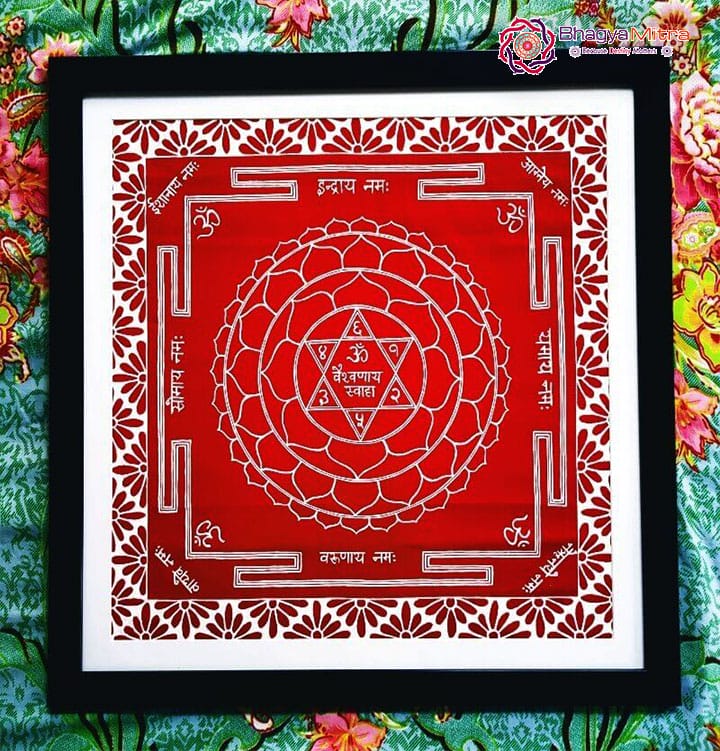 Shree Kuber Yantra Wall Hanging